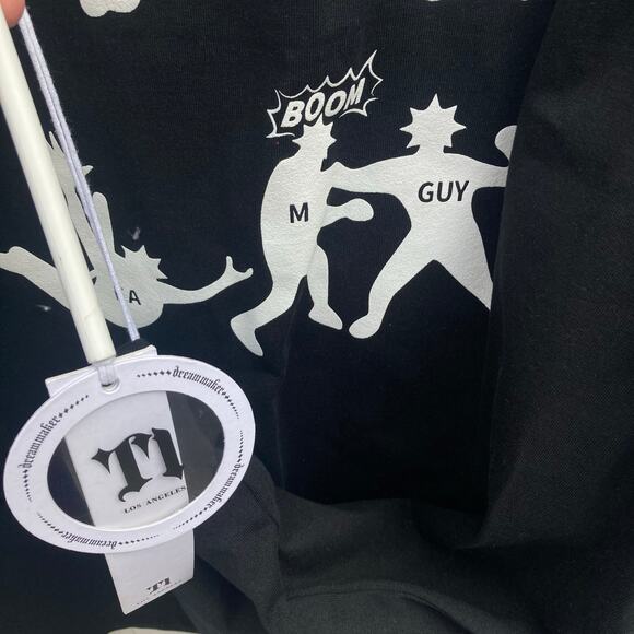 T1 Make Dream Guy Mens XXL Crewneck Shirt The One Black Short Sleeve Deadstock - Picture 6 of 6